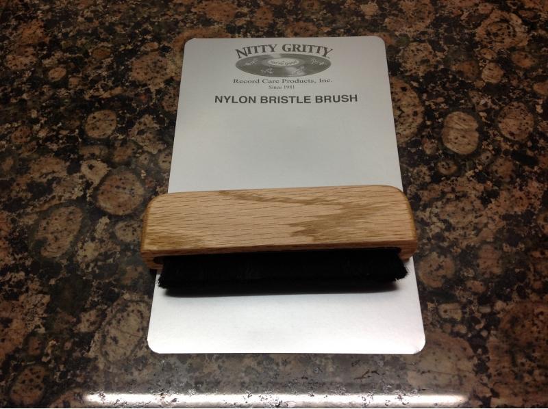 美國老牌 Nitty Gritty 木質柄 唱片刷  Made in USA