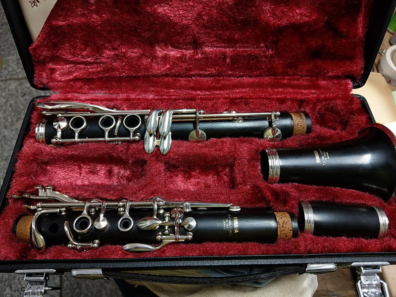 美品 YAMAHA YCL-352 黑檀木製單簧管（黑管、豎笛）(YCL-450,Buffet E11 E12)
