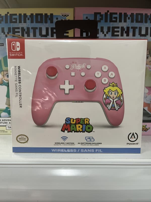 PowerA 任天堂官方授權 無線遊戲手把 碧姬公主 瑪利歐 SUPER MARIO