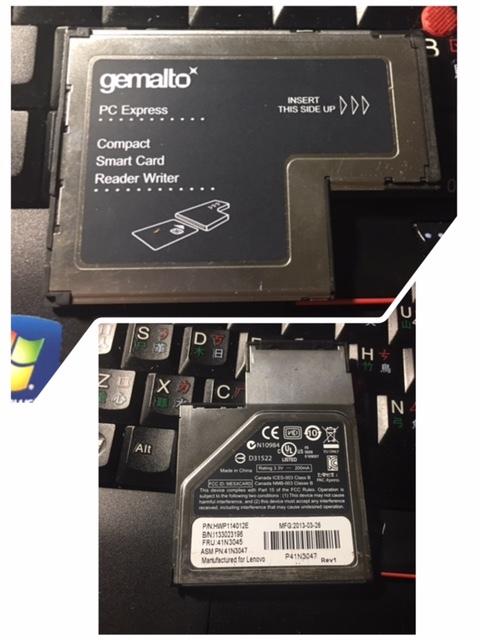 Gemplus Express Smart Card Reader from Lenovo FRU：41N3045