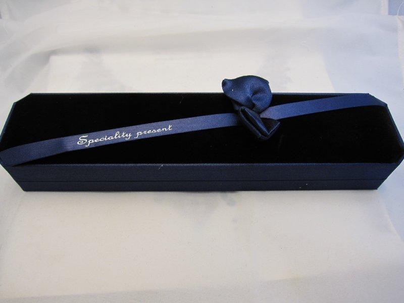 經典八角禮物項鍊 手鍊盒 手錶盒(藍/黑)
