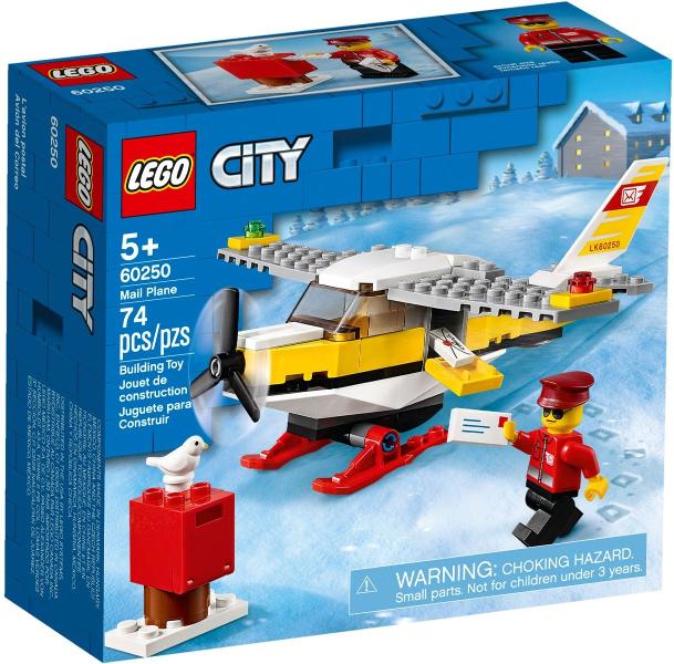 【樂GO】現貨 LEGO 樂高 60250 郵政飛機 CITY 城市系列 生日禮物 原廠正版