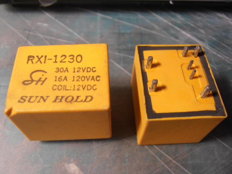 RX1-1230  繼電器 Automotive power relay 12Vdc 30A DIP7 SunHold