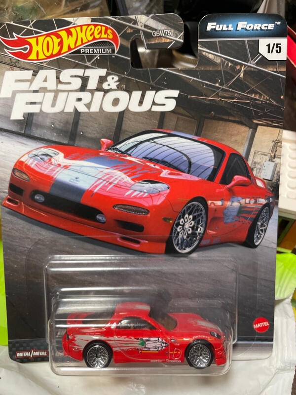 Hot wheels 2021 Mazda RX-7 '95 fast & furious 玩命關頭跑車| 露天市