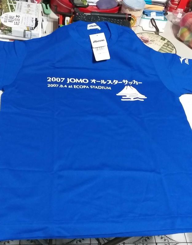 日本 MIZUNO JOMO ALLSTAR SOCCER in SHIZUOKA 藍色T恤