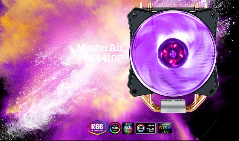 【Cooler Master 酷碼】MasterAir MA410P 塔型散熱器 塔散 RGB 可調色『高雄程傑電腦』