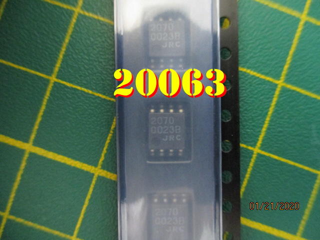 【全冠】JRC NJM2070M(TE1)◇DMP-8 Audio Amplifiers 放大器『20個/拍』