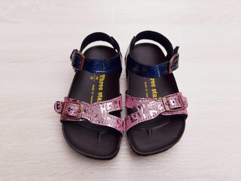 GIACOO腳谷- 孩童涼鞋款-3138 粉藍晶 MADE IN TAIWAN 非勃肯鞋【免運費】
