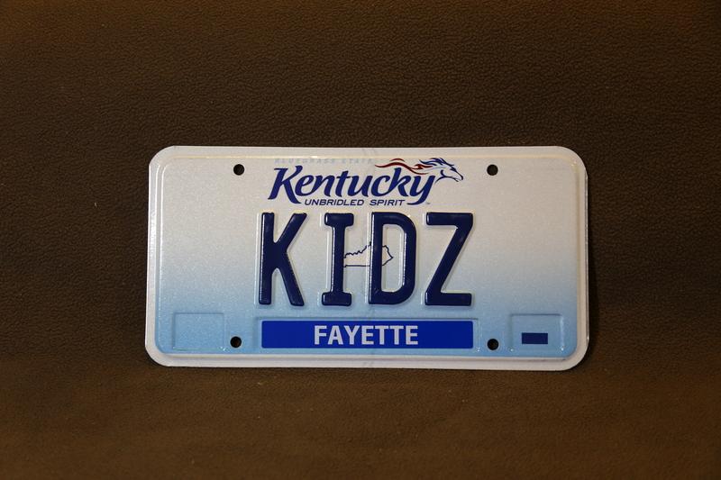 美國車牌 肯塔基 Kentucky 趣味號 KIDS 一張