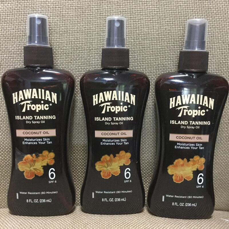 美國最暢銷Hawaiian Tropic夏威夷熱帶深古銅助曬油Dark Tanning Oil SPF6海邊衝浪可用