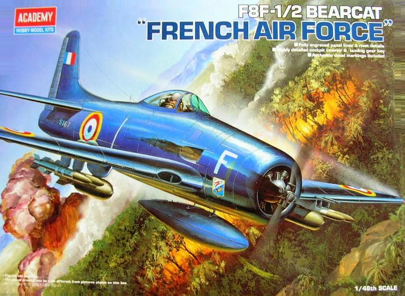 [專業模型]  1/48  [愛德美 12201]  F8F-1/2 BEARCAT "FRENCH AIR FORCE