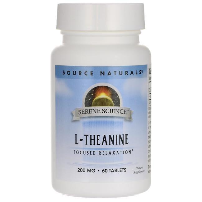[預購] 左旋茶胺酸 200毫克 60粒 Source Naturals L-Theanine
