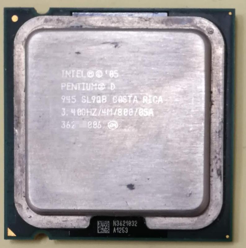 二手測試良品 Intel Pentium D 915 945 3.4Ghz 775 CPU