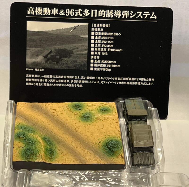 1/144Konami 陸上自衛隊装備大全裝甲車系列第3弾絕版稀有高機動車+96式多目的誘導弾(沒有人偶) 露天市集| 全台最大的網路購物市集