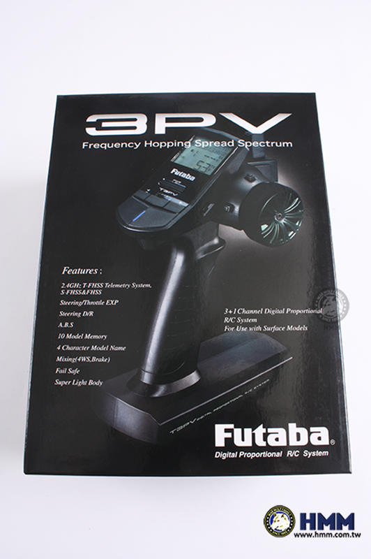 HMM榔頭模型  Futaba 3PV FHSS 2.4G雙向槍型遙控器(含R304SB接收器)$3250*71005