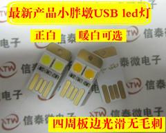 [含稅]電腦鍵盤燈 超小迷你USB燈 LG光源 移動電源USB燈 小胖墩雙面插小胖墩 LG光源 正白