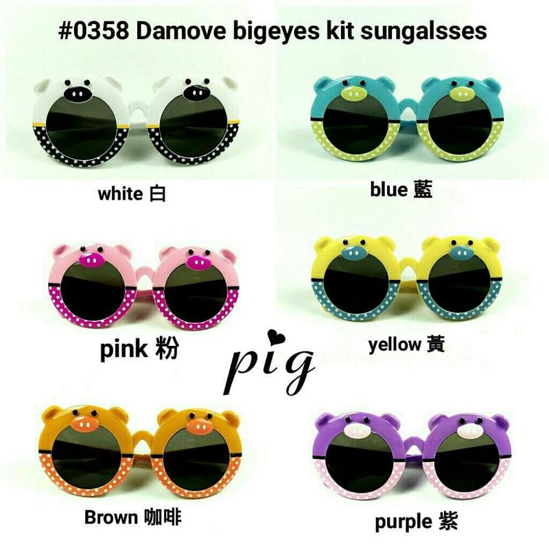 0358,佩佩豬,豬,damove,bigeyes,kID,sunglasses