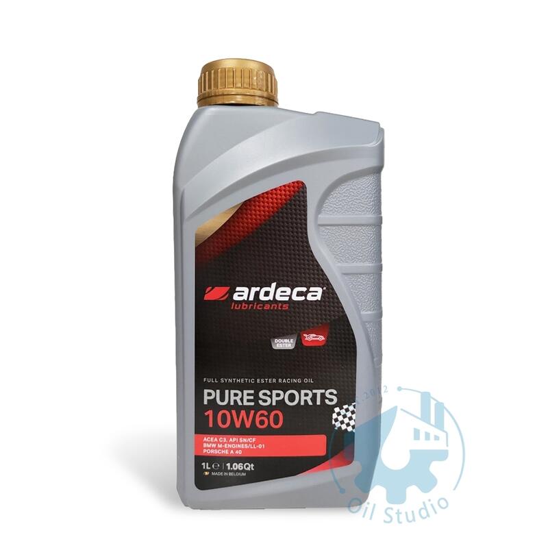 《油工坊》Ardeca PURE SPORTS 10W60 雙酯 全合成 競技 機油 C3 LL-01 M3 M5 M6