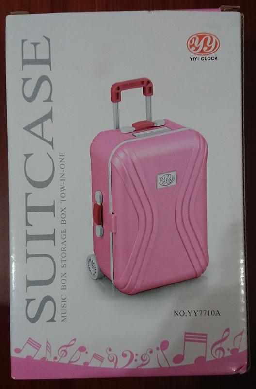 霹靂 娃用 偶用 行李箱音樂盒 (粉紅色)  直購價180元