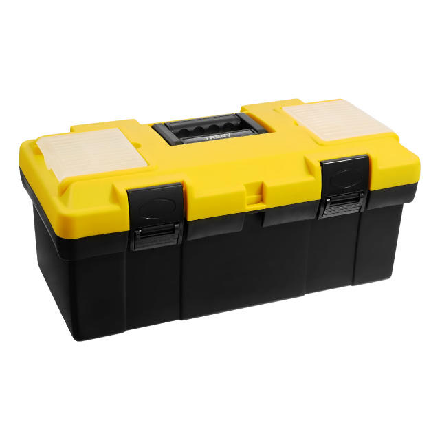 【TRENY直營】TRENY 加厚工具箱-19吋-黃黑 耐重 手提箱 多功能 零件盒 手工具 DIY 8149