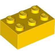 LEGO 樂高 黃色 基本磚 Brick 2 x 3 300224 3002 全新