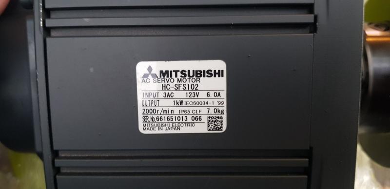三菱MITSUBISHI伺服馬達 HC-SFS102