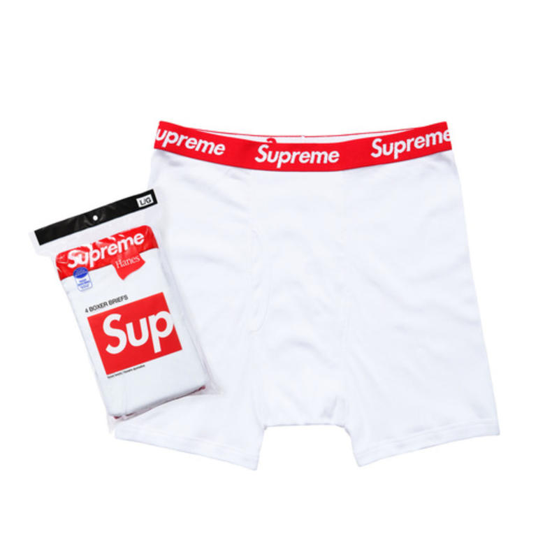[RR小屋] Supreme boxer brief 四角褲 白色 4入組 美國代購