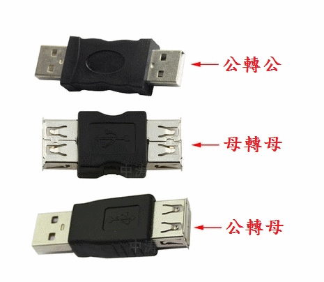【電腦週邊】USB 轉接頭 母轉母 公轉公 公轉母 USB轉接頭 數據線對接頭(A052)