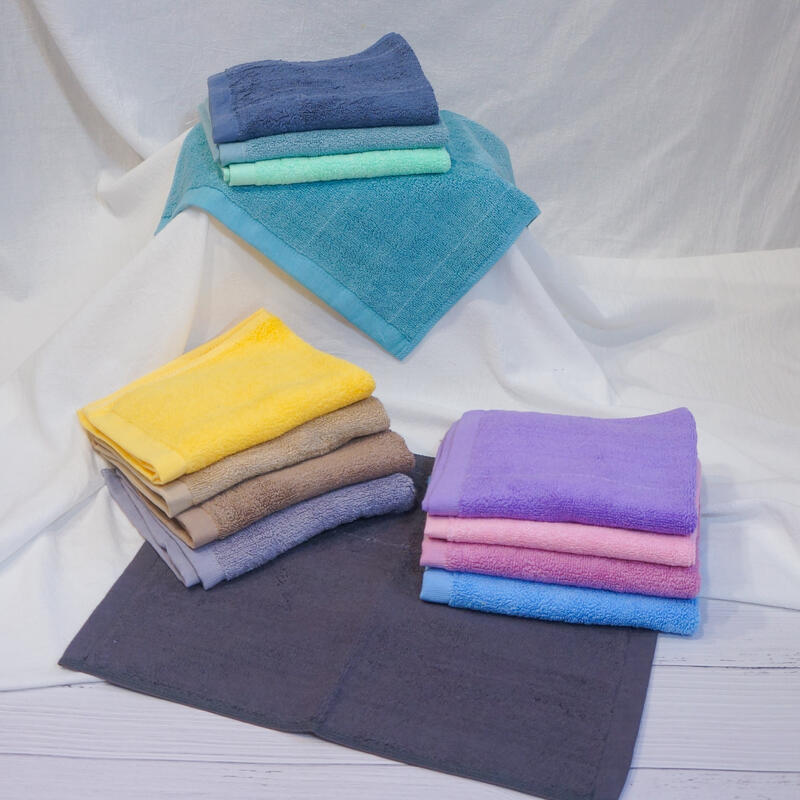 MIT毛巾~22兩雙股紗厚款方巾(NG款)，吸水好用! 多色可挑