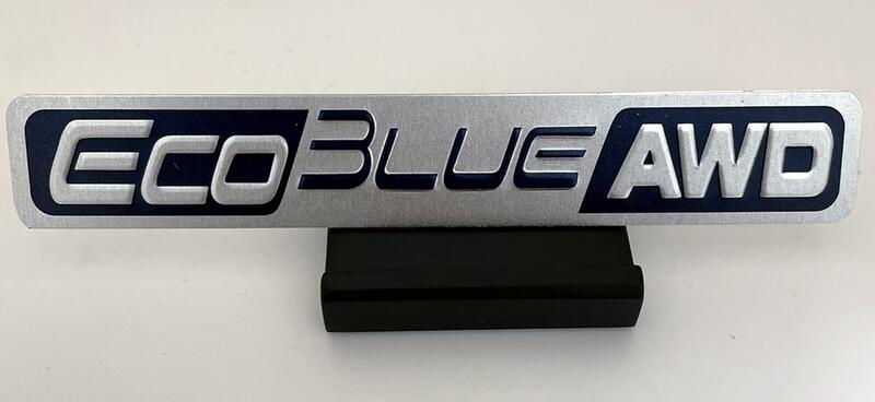 福特 Ford EcoBlue AWD 3D 立體 鋁合金 銘牌 車貼 車標