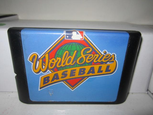 網路小站-特價出清-SEGA MD 卡帶world series baseball