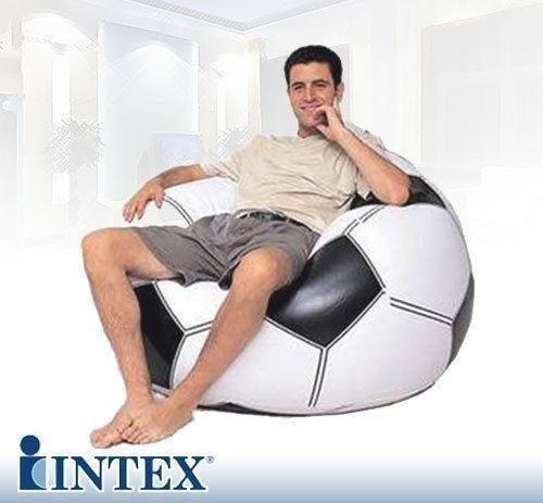 [衣林時尚] INTEX 足球造型充氣沙發  (最大100kg) 68557