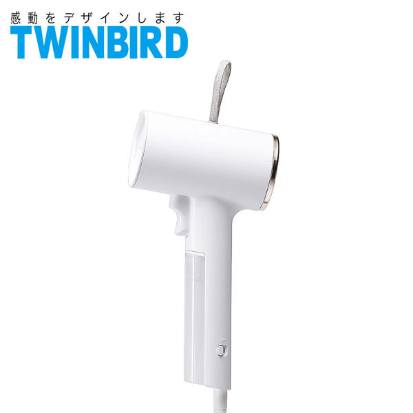 【大頭峰電器】《贈衣物防塵套》日本TWINBIRD-美型蒸氣掛燙機(白)TB-G006TWW