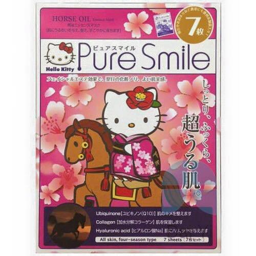 【日韓代購】Pure Smile HELLO KITTY 馬油精華保濕面膜 (下單前請先詢問)