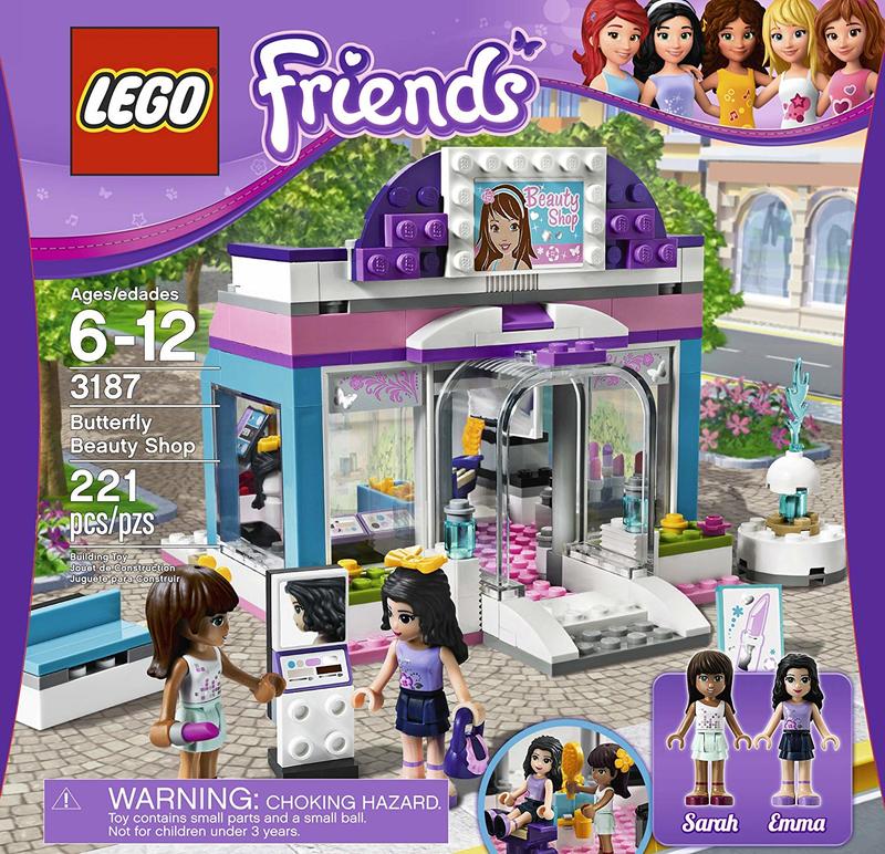 絕版 全新未拆 1800 含運 樂高LEGO Friends 3187 蝴蝶美容店 