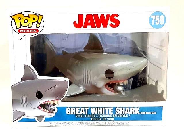 玩具帝國 FUNKO POP 電影系列 NO.759 JAWS 6吋 大白鯊 咬氣瓶 超經典