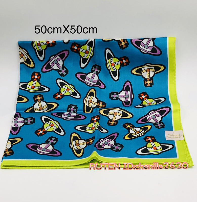 Vivienne Westwood 手帕 方巾 土星刺繡 580降為550