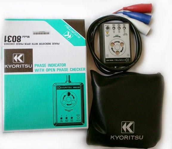 瘋狂買KYORITSU 日本共立MODEL 8031 KEW-8031 檢相器相序表LED燈三相