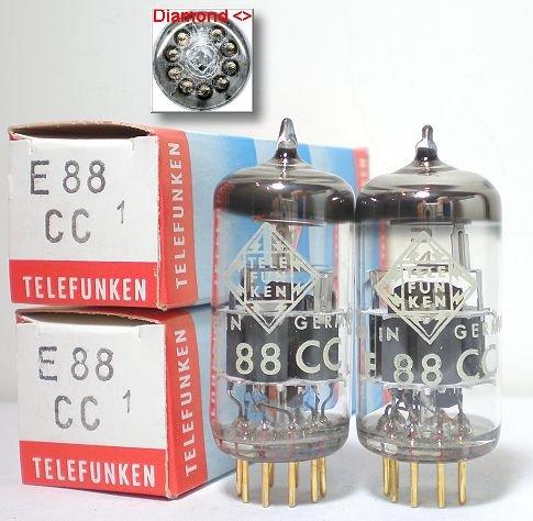 真空管Telefunken E88CC =6922 ,= CCa ,E188CC,ECC88,7308,<>,極品 