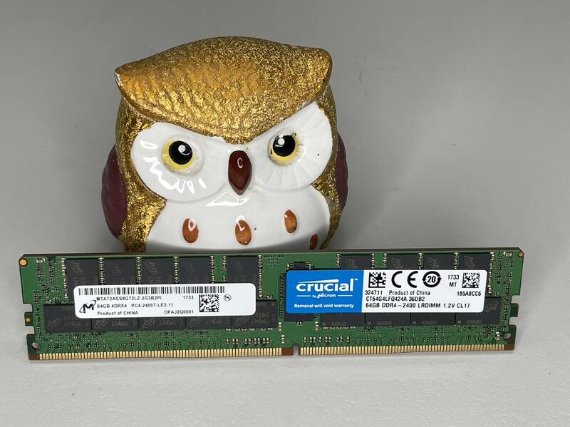 拆機品 PC4-2400T 64GB LRDIMM RAM DELL HP IBM LENOVO 優惠特賣