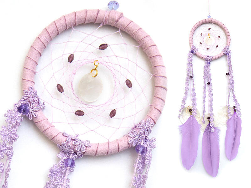 捕夢網 DIY材料包✿淺紫色✿ 『繼承者們款式』聖誕節禮物、情人節禮物、交換禮物、生日禮物、畢業禮物