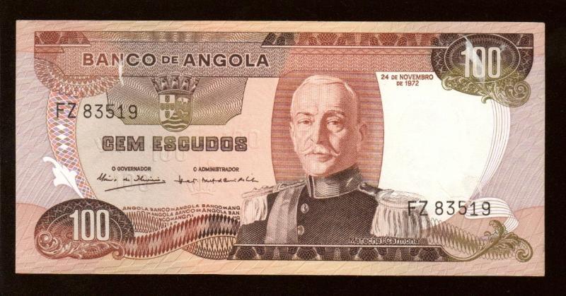 安哥拉-1972年100元
