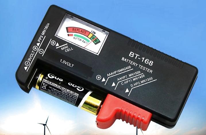 0130 電池偵測表 指針 電池電壓表 電池測試儀 數字式 電量測量儀測量表 電池表指針