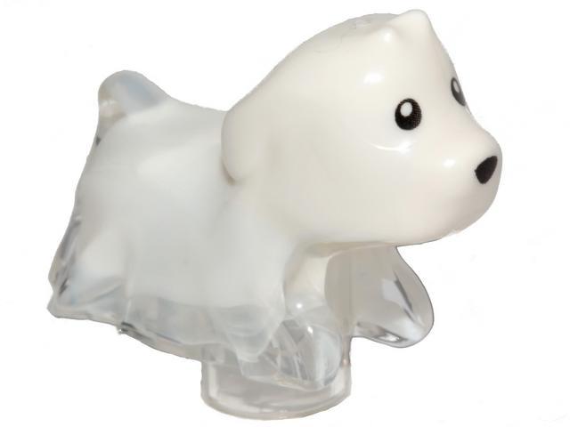 LEGO 動物 白色混透明 幽靈狗 6271329