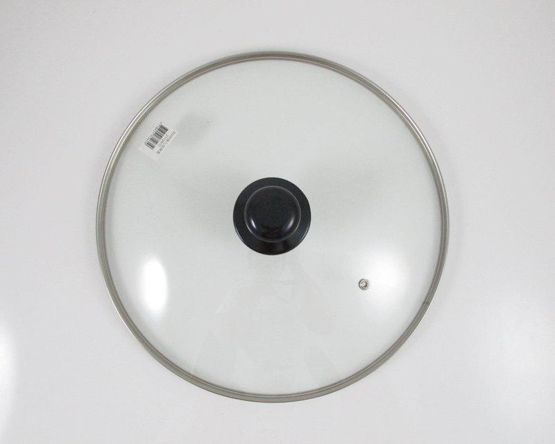 台灣製 32cm 氣孔強化玻璃鍋蓋  不銹鋼氣孔玻璃鍋蓋 玻璃蓋