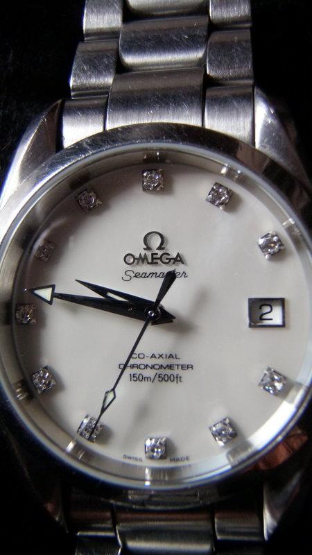 機械錶男鑽錶omega有保證書