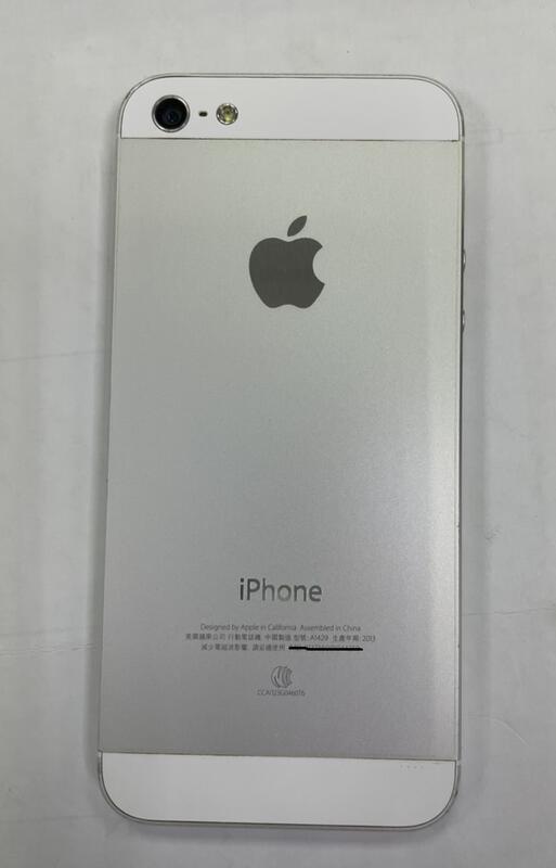 中古二手空機Apple iPhone5 32G 白色ios已升至10.3.4 收4G訊號| 露天市