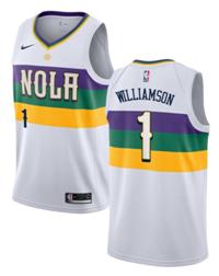 錫安·威廉森 (Zion Williamson) NBA2018全明星賽球衣 新奧爾良鵜鶘隊 1號 城市版