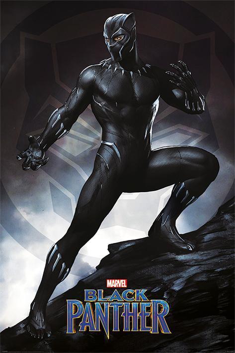 絕版【英國進口電影海報】 黑豹 Black Panther (漫威 MARVEL) #PP34285