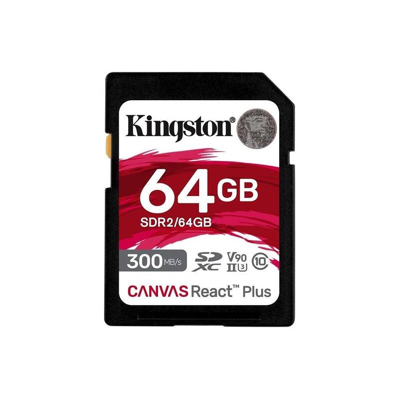新風尚潮流【SDR2/64GB】 金士頓 64GB SDR2 SDXC 記憶卡 V90 讀300MB寫260MB